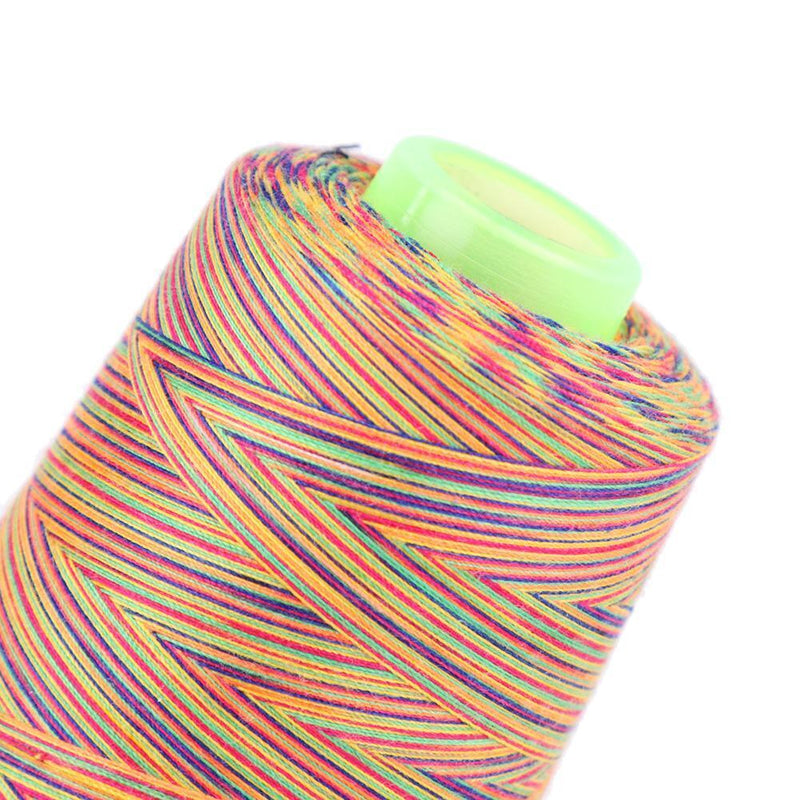 Rainbow Cross Stitch Sewing Threads Textile Yarn Woven Embroidery Line(C) Newly