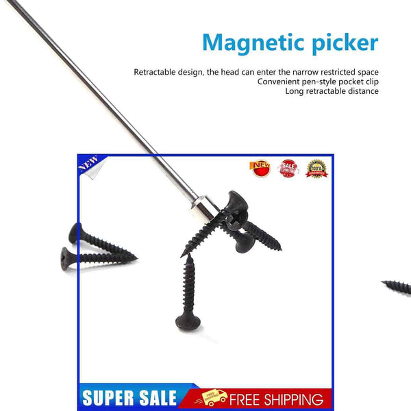 Professional Telescoping Magnetic Pickup Tool 1.5lb Magnet Stick Pen Creative