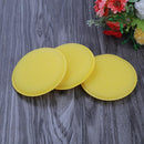 12pcs/lot Car Yellow Foam Waxing Pads Applicator Polish Vehicle Sponge Newly