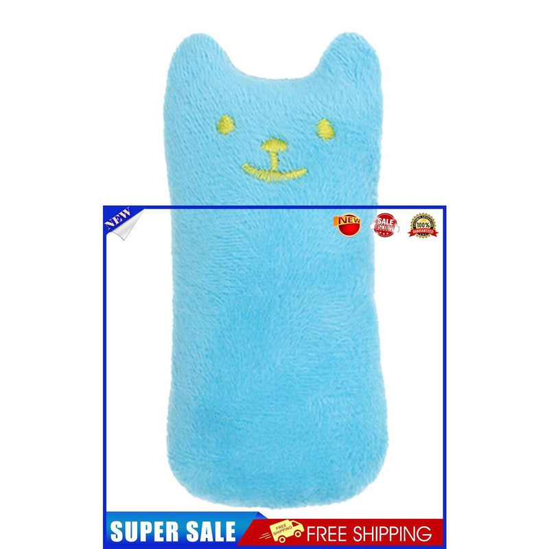Cat Catnip Toys - Pet Supplies Kitten Plush Chew Toys for Cats (Blue)