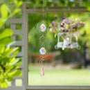 Hollow Out Moon Crystal Hanging Metal Pendant Garden Decor (23)
