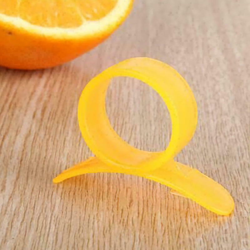 5Pcs Lemon Orange Citrus Opener Peeler Plastic Slicer Kitchen Cutter Tool V2H5