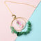 Suncatcher Crystal Moon Circle Chandelier Pendant Prism Hanging Lamp Ornament