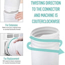 Portable Air Conditioner Exhaust Hose 5/6 in Diameter Universal (200x15cm) Newly