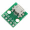 USB Micro Female Socket Breakout Board 2.54mm Connector Pitch Adapter K3L5 F6X0