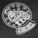 Snowvirtuos Santa Claus Metal Cutting Tools Stencils DIY Embossing Scrapbookin