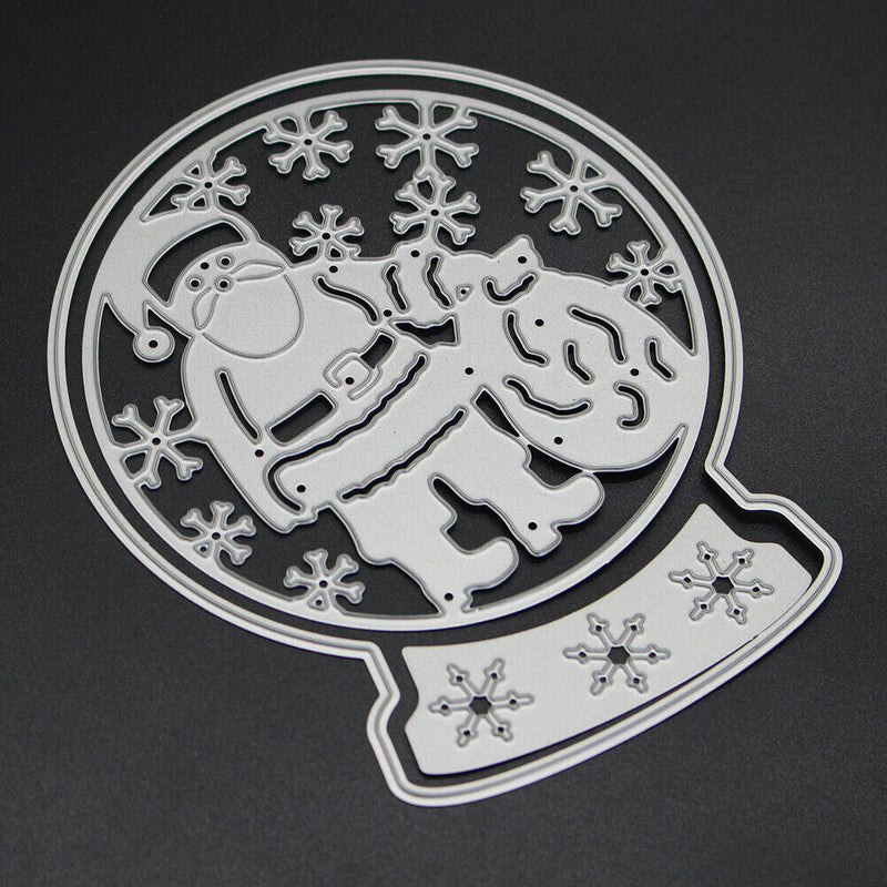 Snowvirtuos Santa Claus Metal Cutting Tools Stencils DIY Embossing Scrapbookin