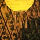 Solar LED Lantern Waterproof Round Tree Hanging Garden Festival Light (B)