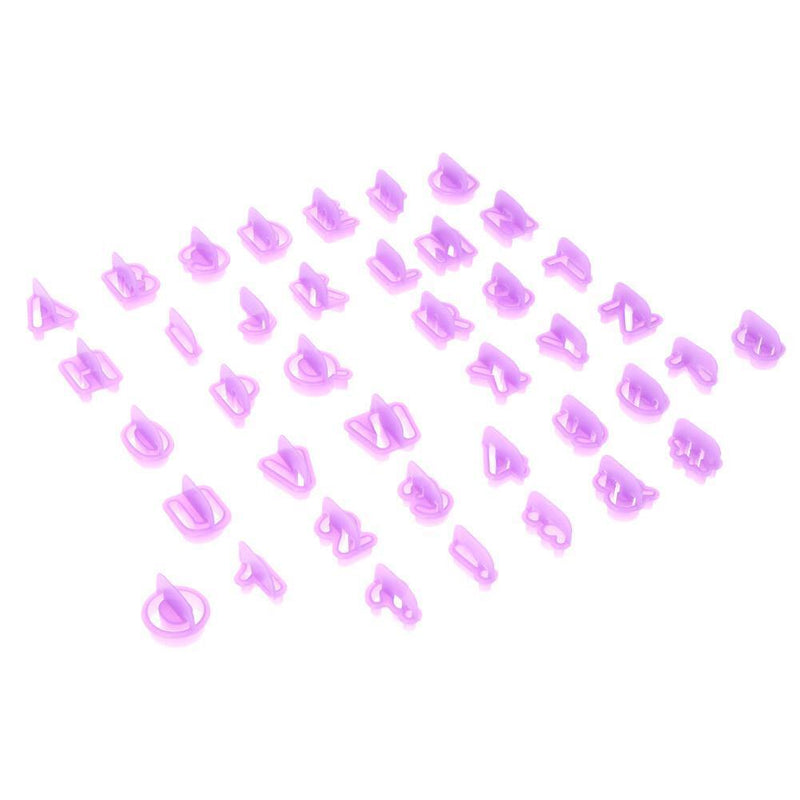 40pcs/set Alphabet Letter Number Fondant Cake Mold Biscuit Baking Mould Newly