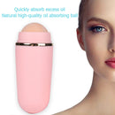 Face Oil Absorbing Roller Volcanic Stone Summer Blemish Remove Ball (Pink) Newly