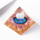 Crystal Orgone Pyramid - Attract Wealth Lucky Home Decor Lucky Crystals