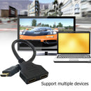 HDMI Splitter Cable 1 MaleTB 2 HDMI 1.4 Female 1in 2 Out Y Converter