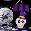 Pumpkin Trick or Treat Canvas Bag Halloween Cloth Candy Sack Kids Drawstring Bag