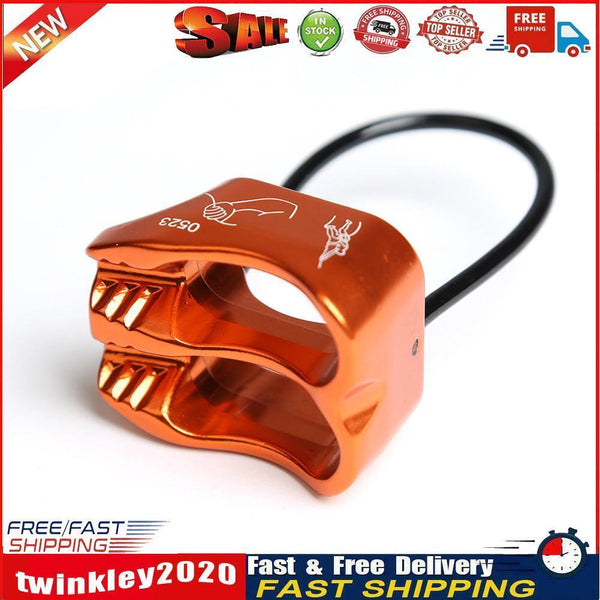 Rappel ATC Belay Device Descender Camping Rock Climbing Equipment (Orange) Newly