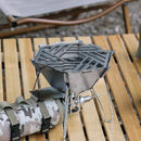 Outdoor gas windproof camping stove windscreen stainless oven windscreen