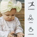 Soft Nylon Elastic Baby Headband Bows Knotted Newborn Girls Hair Accessories