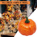 12pcs Artificial Pumpkins Set Halloween Thanksgiving Rustic & Retro Photo Props