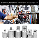 6pcs Ratchet Wrench Socket Converter Head Sleeve Adapter 1/2 3/8 1/4 Tool Newly