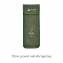 Outdoor Camping Tent Pegs Nails Bag Hammer Wind Rope Storage Pouch (30cm) Newly