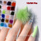 Design Elegant Faux Fur Removable Nail Pom Balls Soft Fluffy Detachable