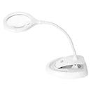 5x 10x Magnifying Illuminated Desktop Clip Loupe Banknote Inspection Magnifier