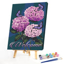 HandPainted Oil Paint Kill Time Picture Colouring Artcraft Hydrangea Flower