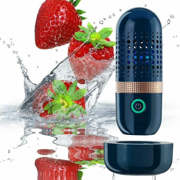 Fruit Vegetable Washing Machine Rechargeable Food Washer Automatic Wash Device