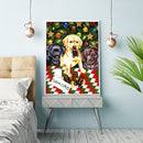 Diamond Painting 5D DIY Christmas Dog Full Round Drill Rhinestone Picture