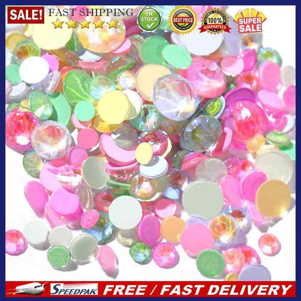 Luminous Fluorescent Diamonds Nail Stickers Multi Section Design Manicure Art