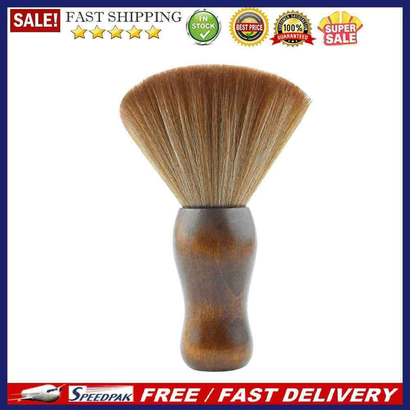 Barber Beard Hairbrush Soft Neck Face Duster Brush Salon Cutting Styling To