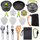 Outdoor Supplies Bowl Pan Picnic Utensils Set Cookware Set Camping Cooking Pot