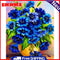 Blue Bouquet Oil Paint By Numbers DIY Home Decoration Gift Wall Art Picture Kit