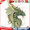 DIY Digital Oil Painting By Numbers Green Dragon Picture Living Room Decor