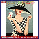 Diamond Painting Modern Women Full Round Drill Picture of Rhinestone DIY Draw
