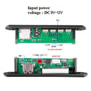 Wireless Bluetooth-compatible 5.0 12V MP3 WMA Decoder Car Audio USB FM Radio