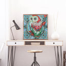 5D DIY Special Shaped Diamond Painting Owl Cross Stitch Mosaic Kit (R114)