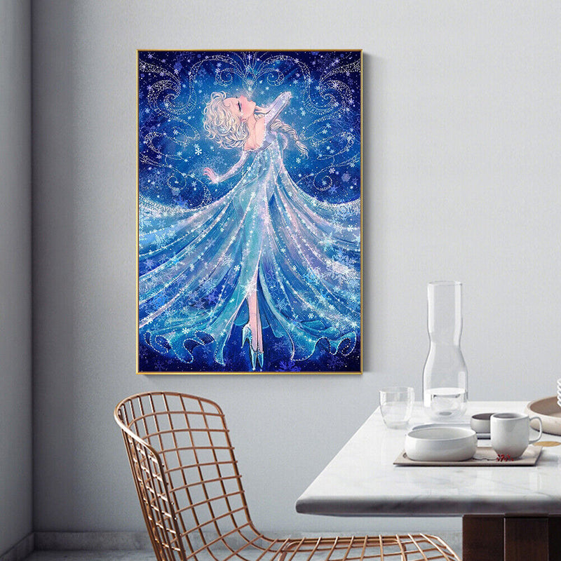 Cartoon Girl 5D DIY Special Shape Part Drill Diamond Painting Rhinestone Picture