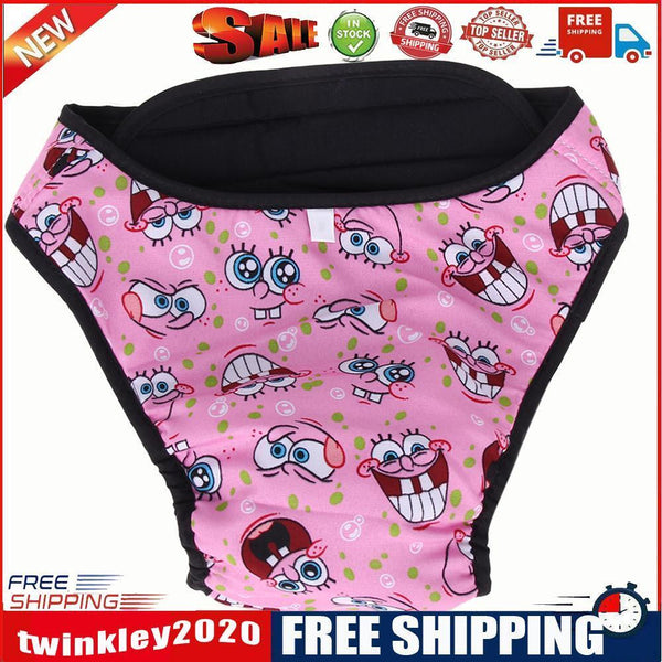 Pets Physiological Pants Female Dog Menstruation Sanitary Shorts (Pink XXL)