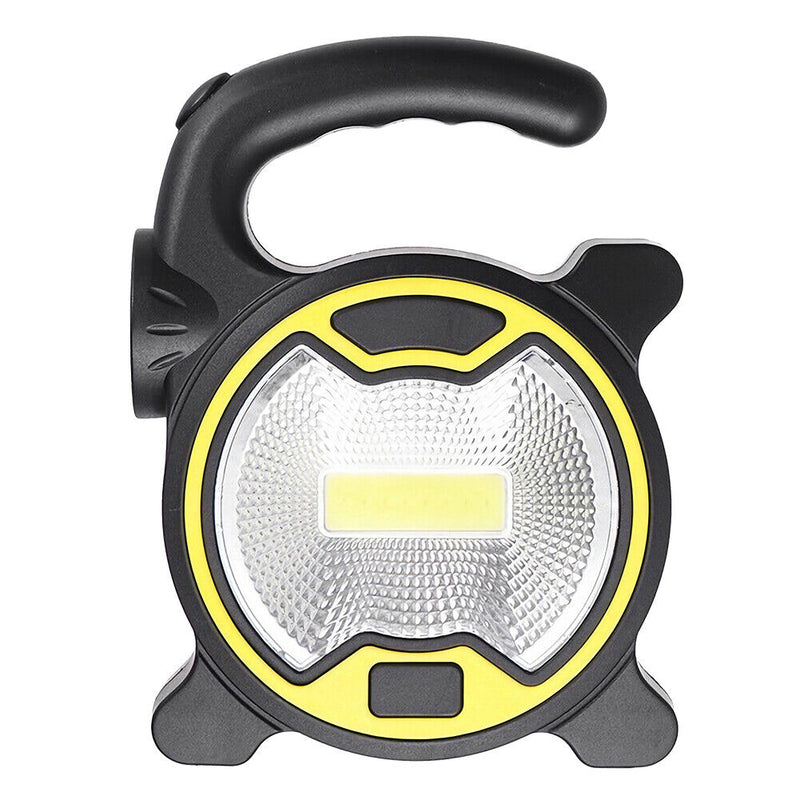 COB LED High Power Work Light Portable Waterproof Camping Lamp (Yellow) Newly