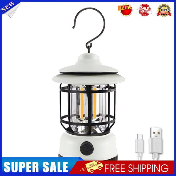 800mAh LED Hanging Camping Lanterns Outdoor Hiking Tent Lights (White)