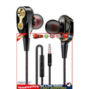 Wired Earbuds with Mic - with Deep Bass In-Ear Headset for Sports Running Newly