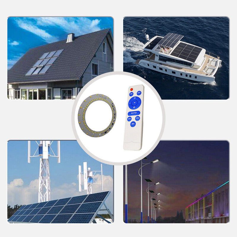 L40W80 40W Remote Control Dual Color LED Panel Solar Circular Lamp Board