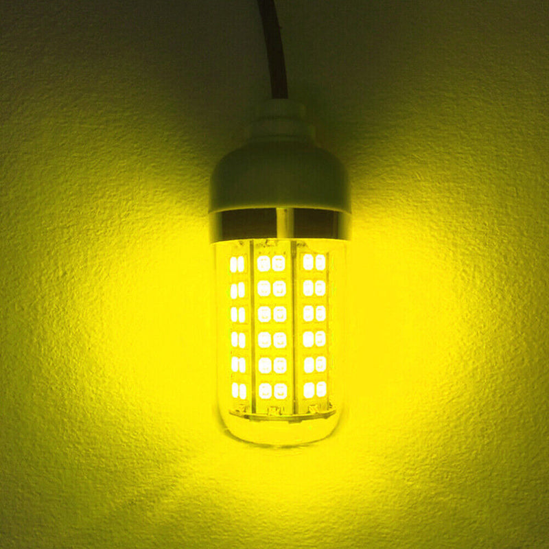 12V LED Fishing Trapping Lamp Underwater Fish Finder Attract Light (Yellow)
