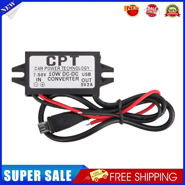 CPT-HUL-6 vehicle power supply (5V output) 2A MAX single MicroUSB