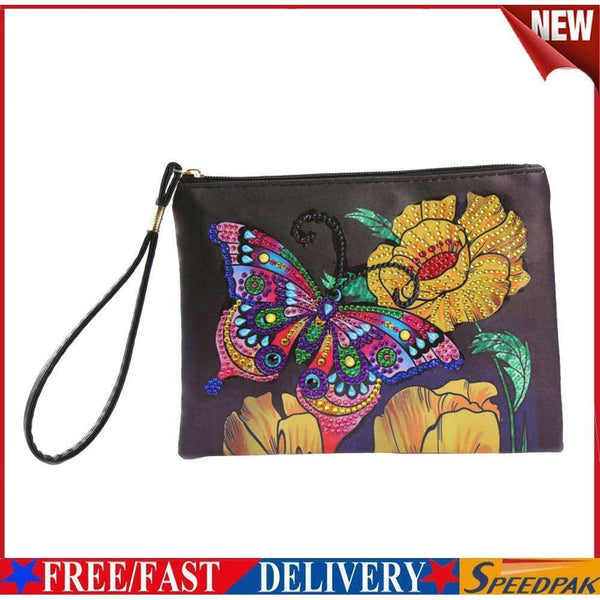 Diamond Painting Clutch DIY Special Shaped Drill PU Leather Handbag (AA961) #F