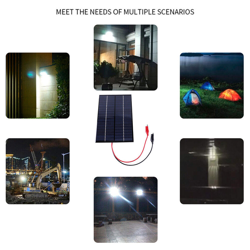 Waterproof Solar Panel 8W Polycrystalline Board 200x130mm for 12V-18V Batte