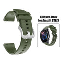 22mm Silicone Strap for Amazfit GTR 3/GTR 3 PRO Watch Band (Army Green) Newly