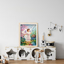 Diamond Painting 5D Full Round Drill Mosaic DIY Garden Angel Kit Wall Decor