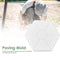 Garden Paving Mold Hexagon Concrete Paving Brick DIY Walkways Path Maker Mould