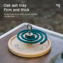 Wooden Magnetic Suction Power Wooden Round Mosquito Coil Stand and SA